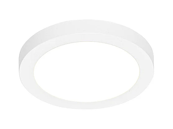 Spot encastrable ou apparent blanc 18 cm LED incluse à intensité variable en 3 étapes avec interrupteur DIP - Trans
