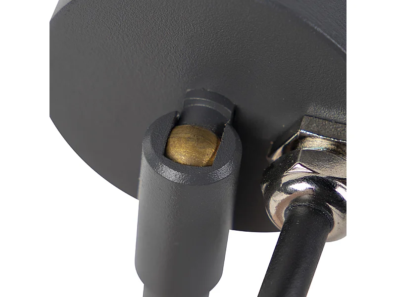 Spot de ponction anthracite réglable IP44 - Solo