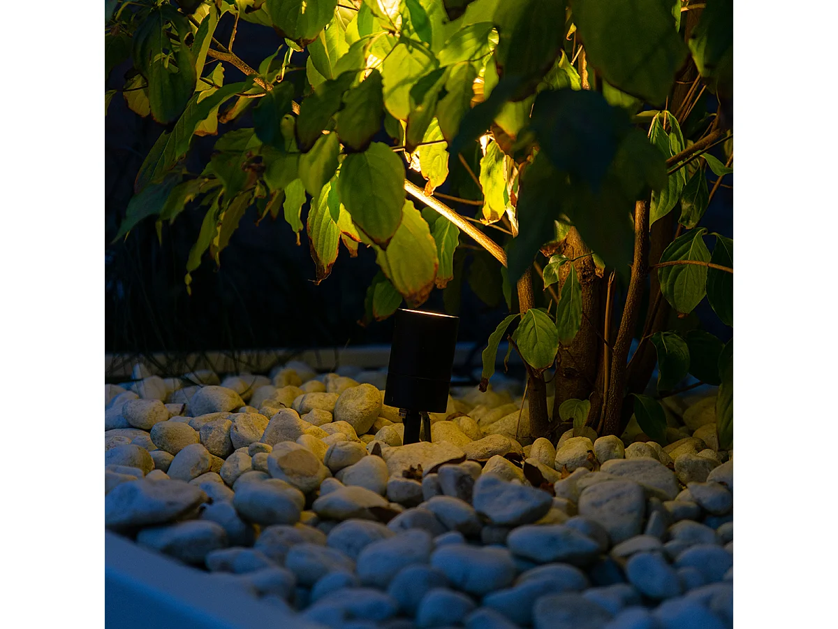 Spot encastrable anthracite orientable IP44 - Solo