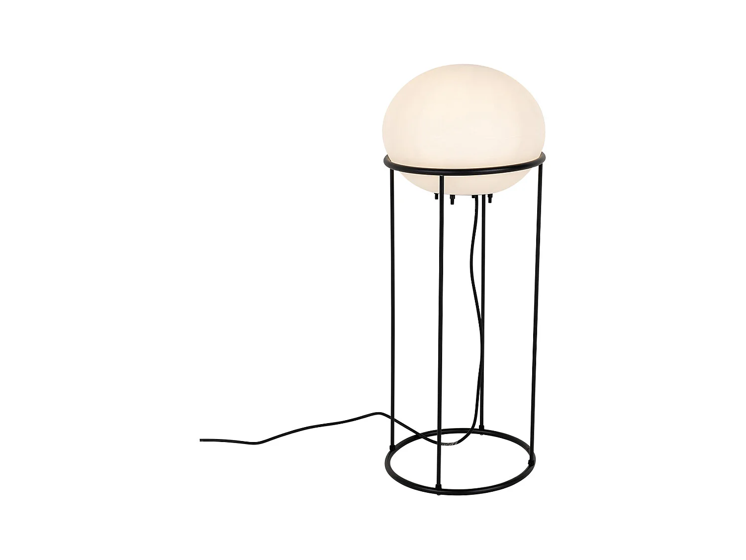 Lampadaire d'extérieur design noir - Jannie