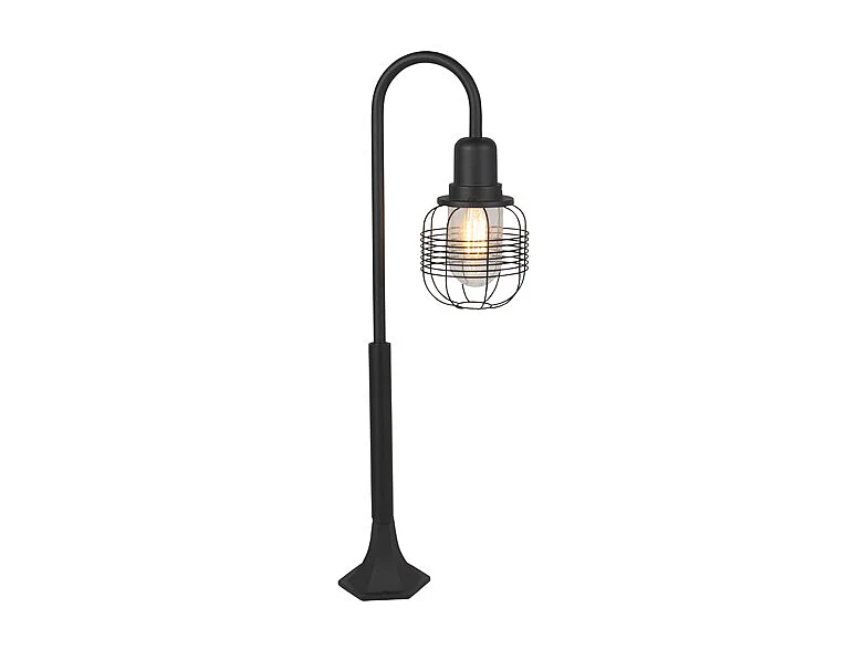 Lampe d'extérieur rustique noire IP44 - Guardado