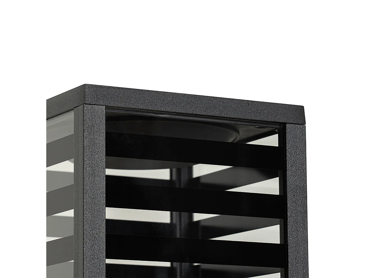 Lampadaire d'extérieur moderne noir 80 cm IP44 - Reims