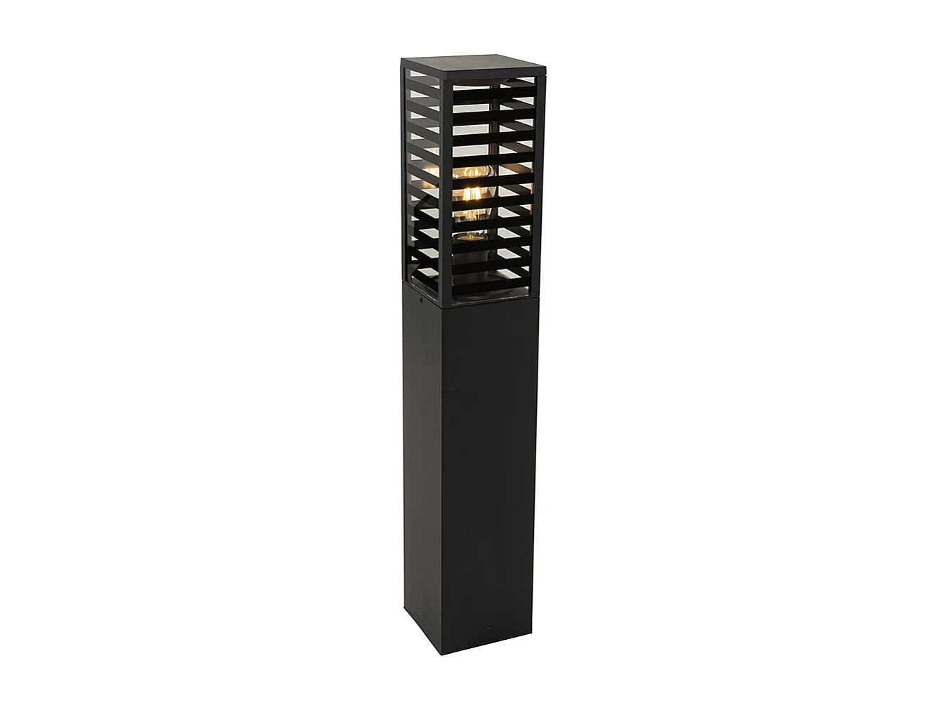 Lampadaire d'extérieur moderne noir 80 cm IP44 - Reims