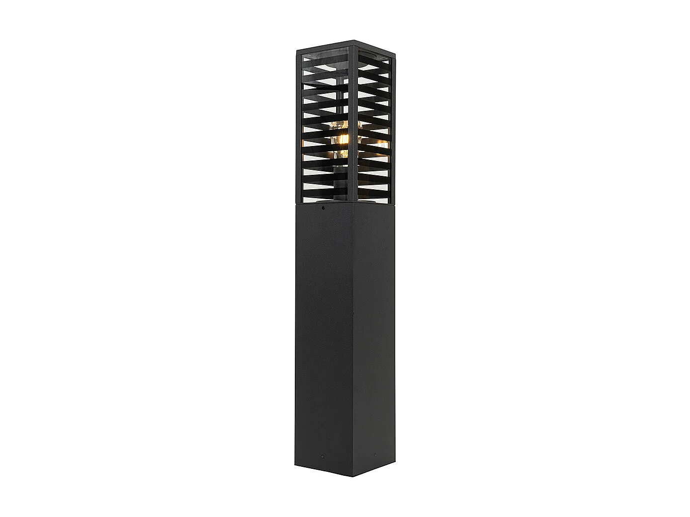 Lampadaire d'extérieur moderne noir 80 cm IP44 - Reims