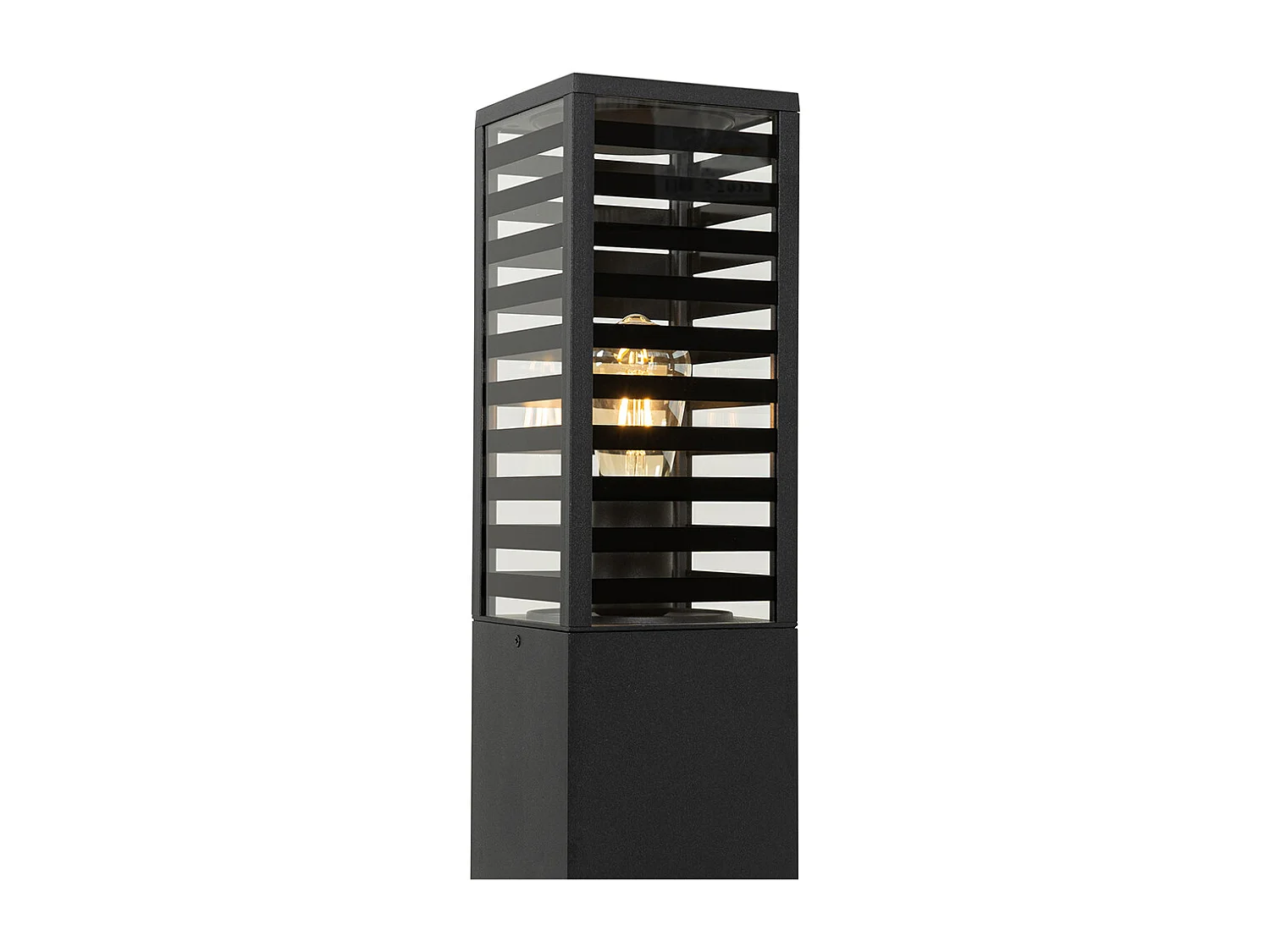 Lampadaire d'extérieur moderne noir 80 cm IP44 - Reims