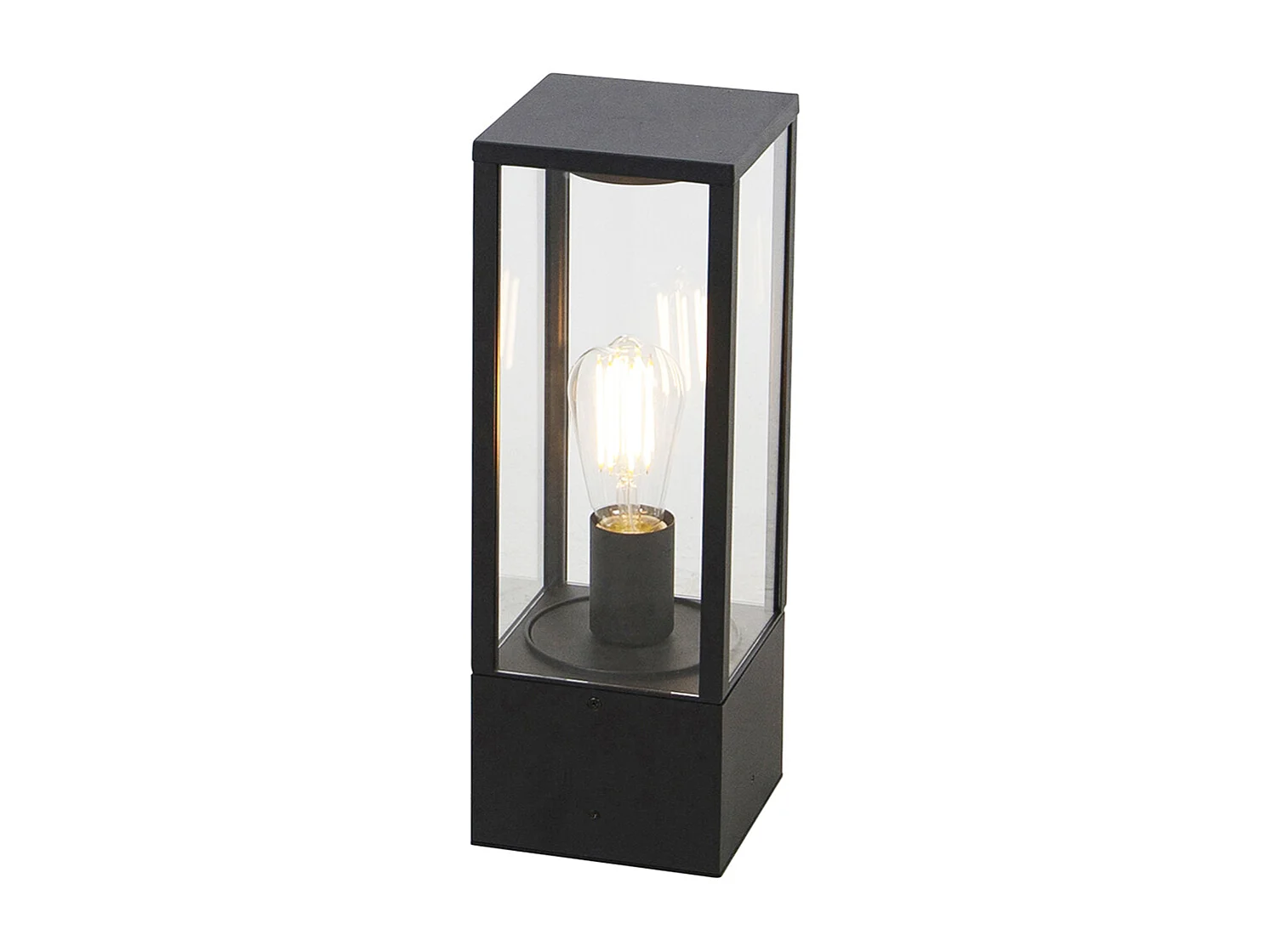 Lampe d'extérieur industrielle noire 40 cm IP44 - Charlois