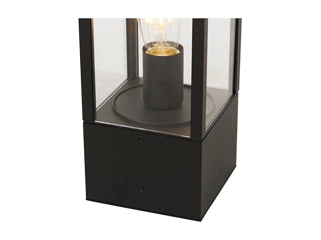 Lampe d'extérieur industrielle noire 40 cm IP44 - Charlois