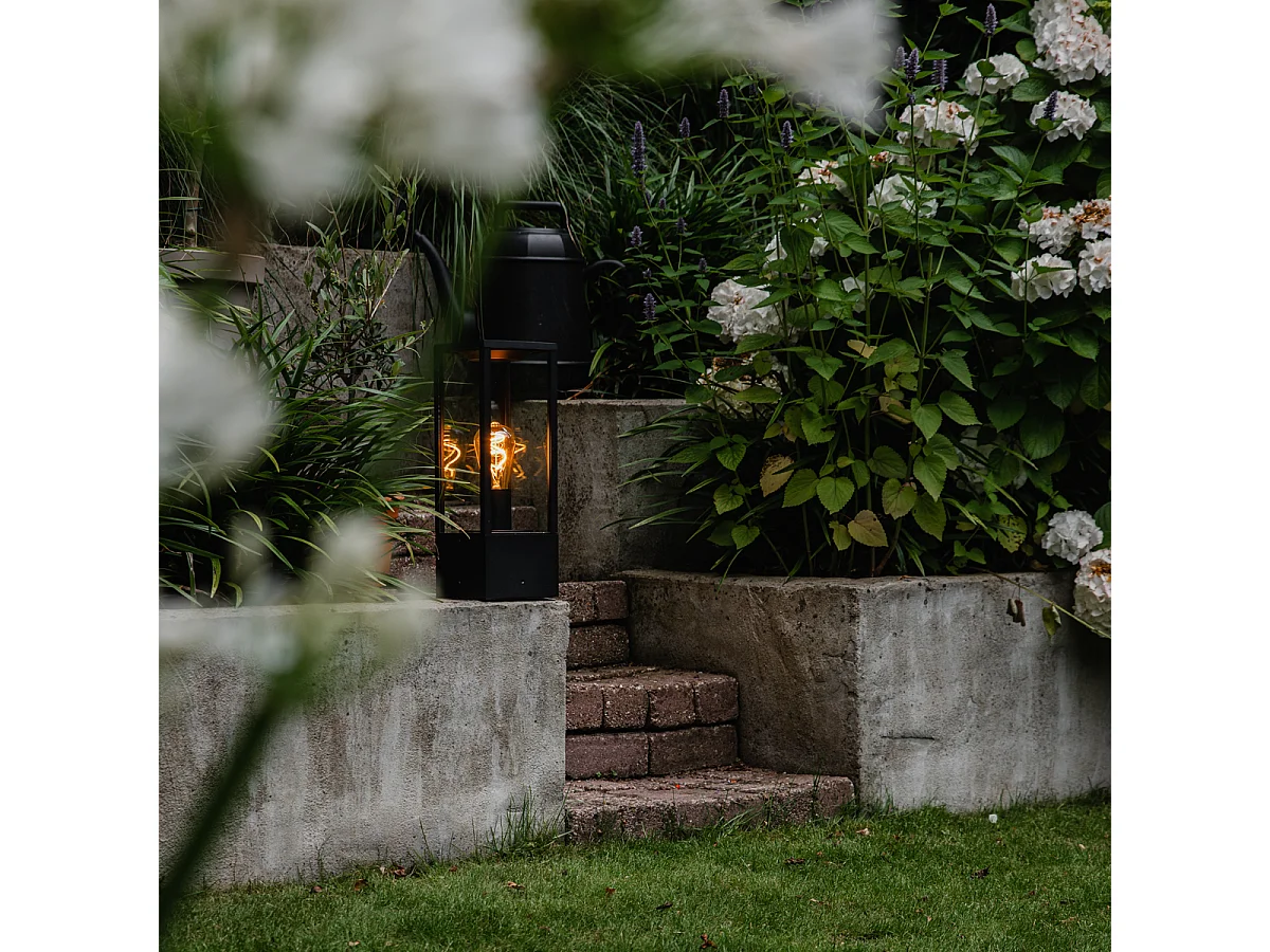 Lampadaire industriel noir 40 cm IP44 - Charlois