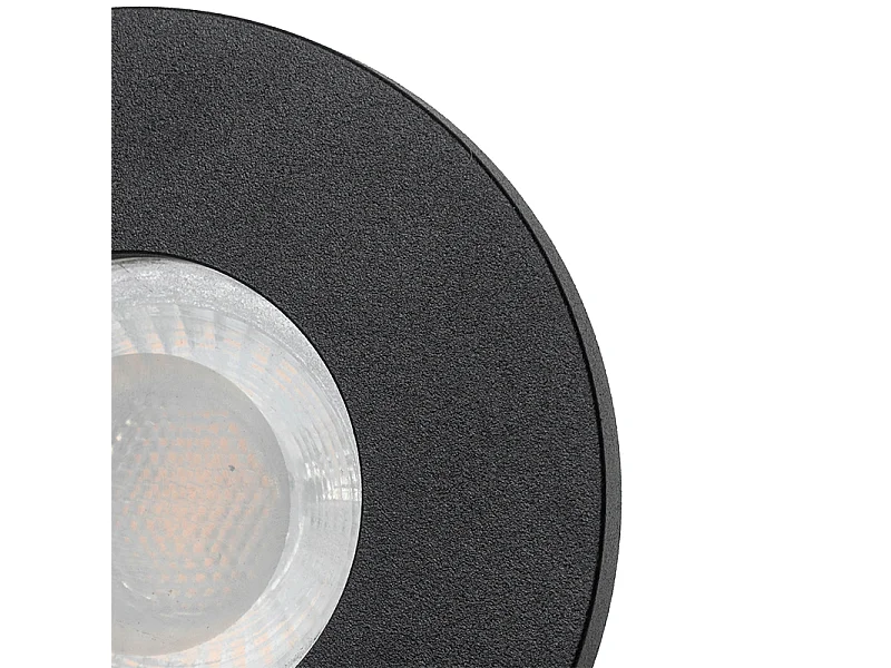 Spot encastré moderne noir pour salle de bain - Shed