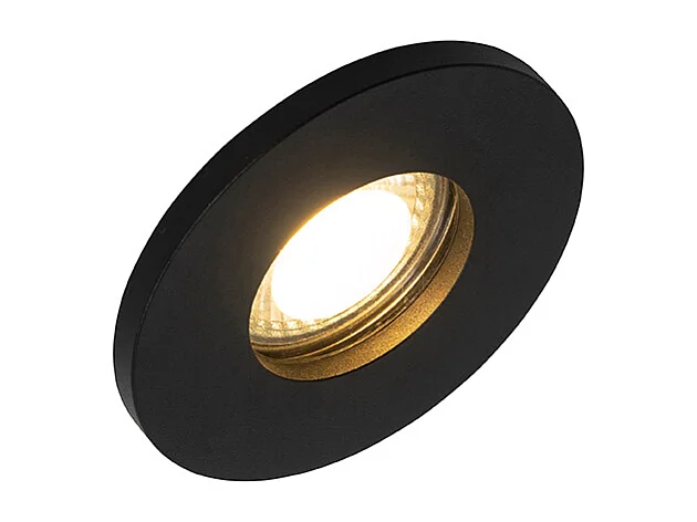 Spot encastré moderne noir pour salle de bain - Shed