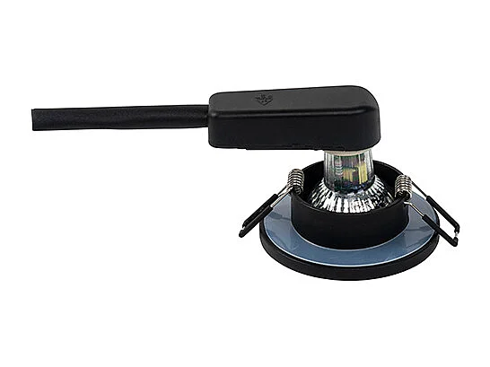 Spot encastré moderne noir pour salle de bain - Shed