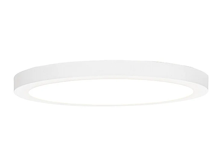 Spot encastrable ou apparent blanc 30 cm LED incluse à intensité variable en 3 étapes avec interrupteur DIP - Trans