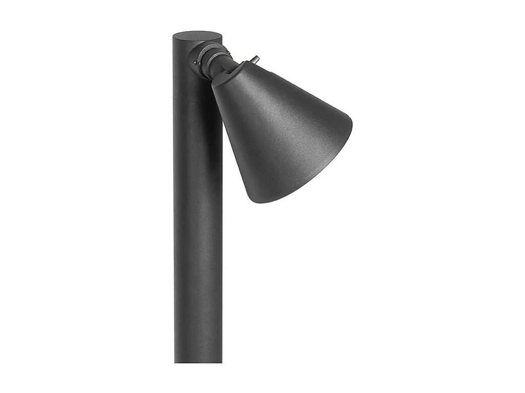 Borne d'extérieur moderne noire 100 cm IP44 orientable - Ciara