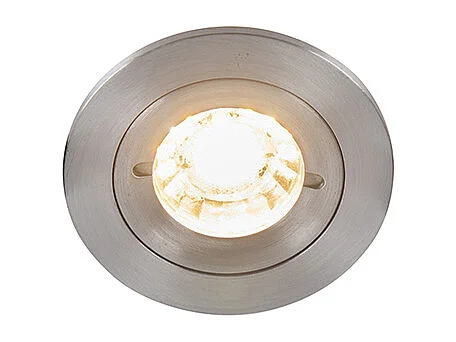 Spot encastré moderne en acier rond IP44 - Xena