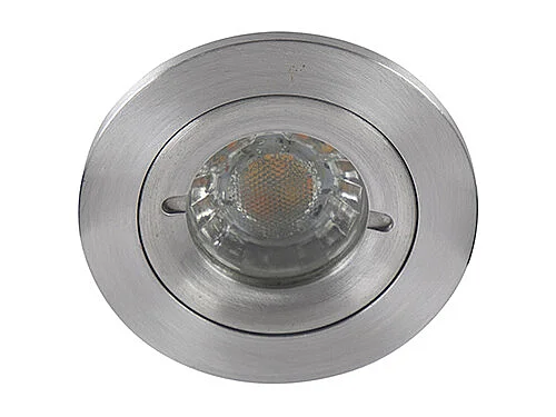 Spot encastré moderne en acier rond IP44 - Xena