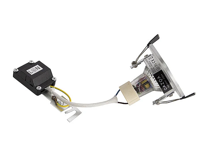 Spot encastré moderne en acier rond IP44 - Xena