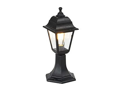 Poteau d'extérieur classique noir 44 cm IP44 - Capital