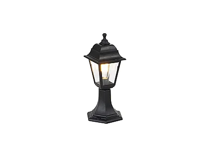 Poteau d'extérieur classique noir 44 cm IP44 - Capital
