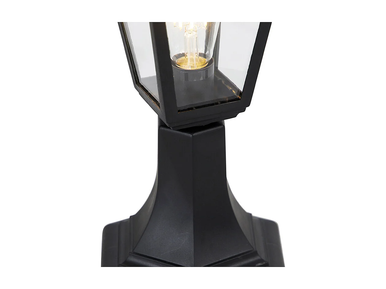 Borne d'extérieur classique noire 44 cm IP44 - Capital