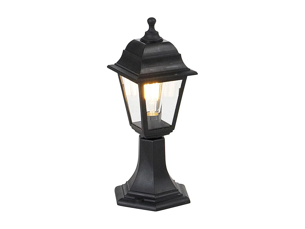 Borne d'extérieur classique noire 44 cm IP44 - Capital