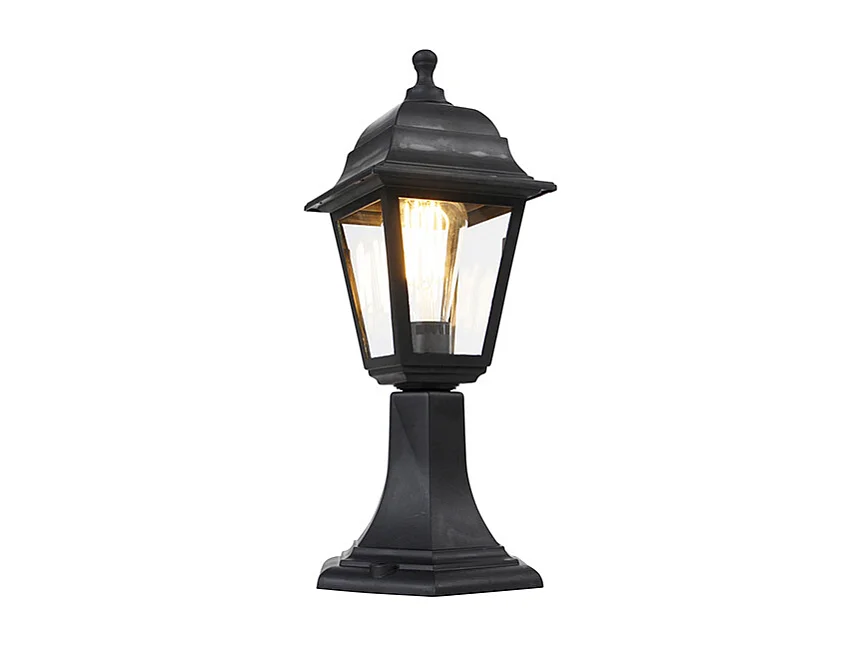 Borne d'extérieur classique noire 44 cm IP44 - Capital