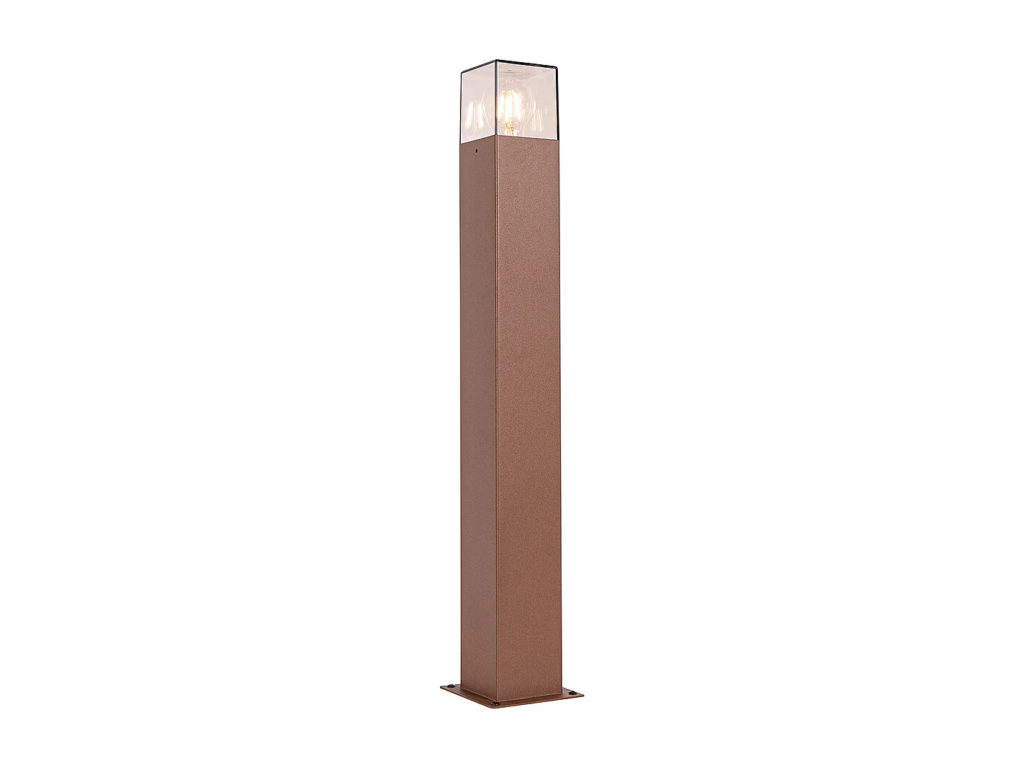 Lampadaire d'extérieur industriel brun rouille 70 cm IP44 - Denmark