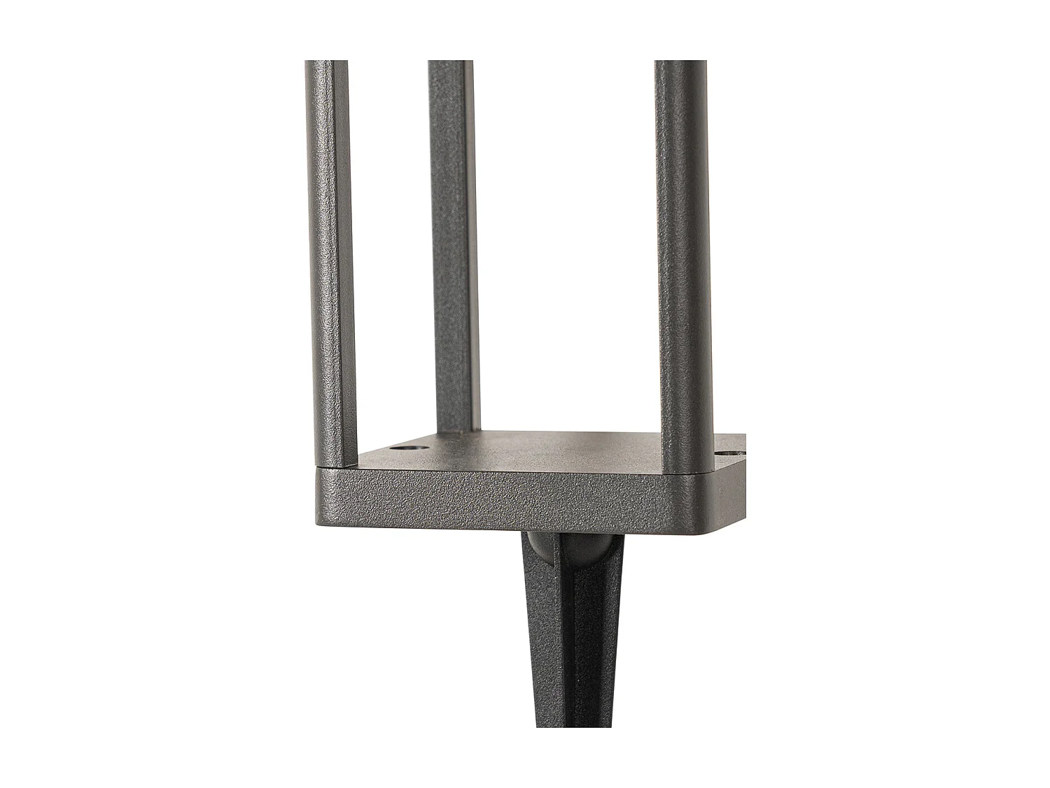 Lampadaire d'extérieur gris foncé 25 cm avec lumière à intensité variable et capteur solaire - Sonne