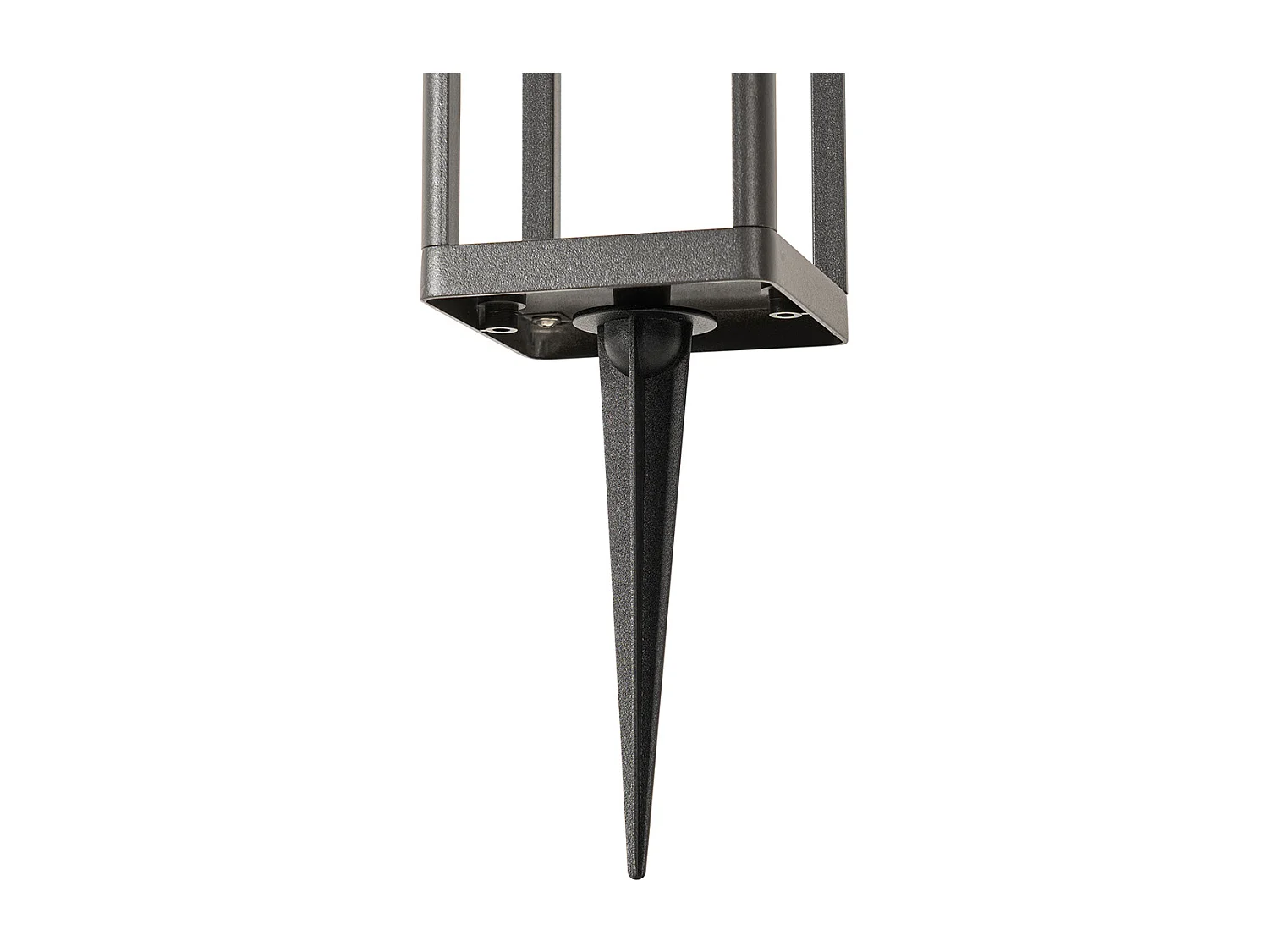 Lampadaire d'extérieur gris foncé 25 cm avec lumière à intensité variable et capteur solaire - Sonne