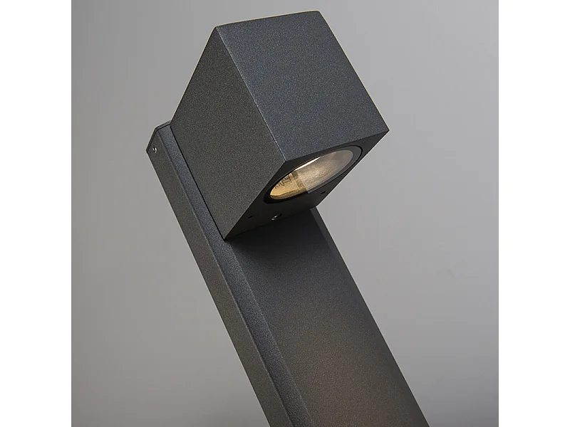 Lampe d'extérieur sur pied intelligente anthracite 30 cm IP44 avec Wifi GU10 - Baleno