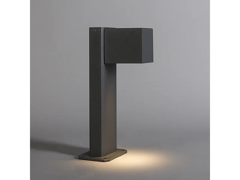 Lampe d'extérieur sur pied intelligente anthracite 30 cm IP44 avec Wifi GU10 - Baleno