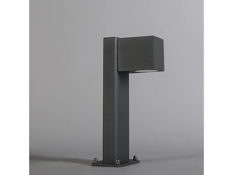 Lampadaire d'extérieur intelligent anthracite 30 cm IP44 avec WiFi GU10 - Baleno