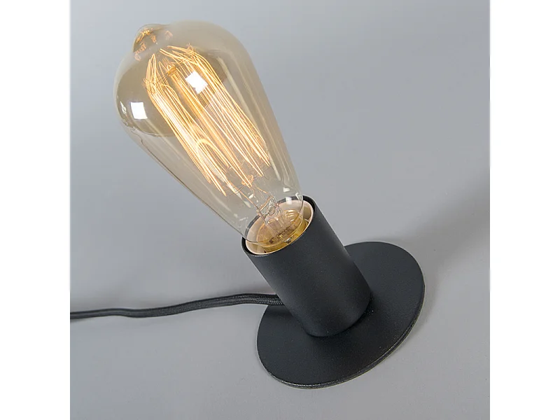 Lampe de table moderne noire - Facil