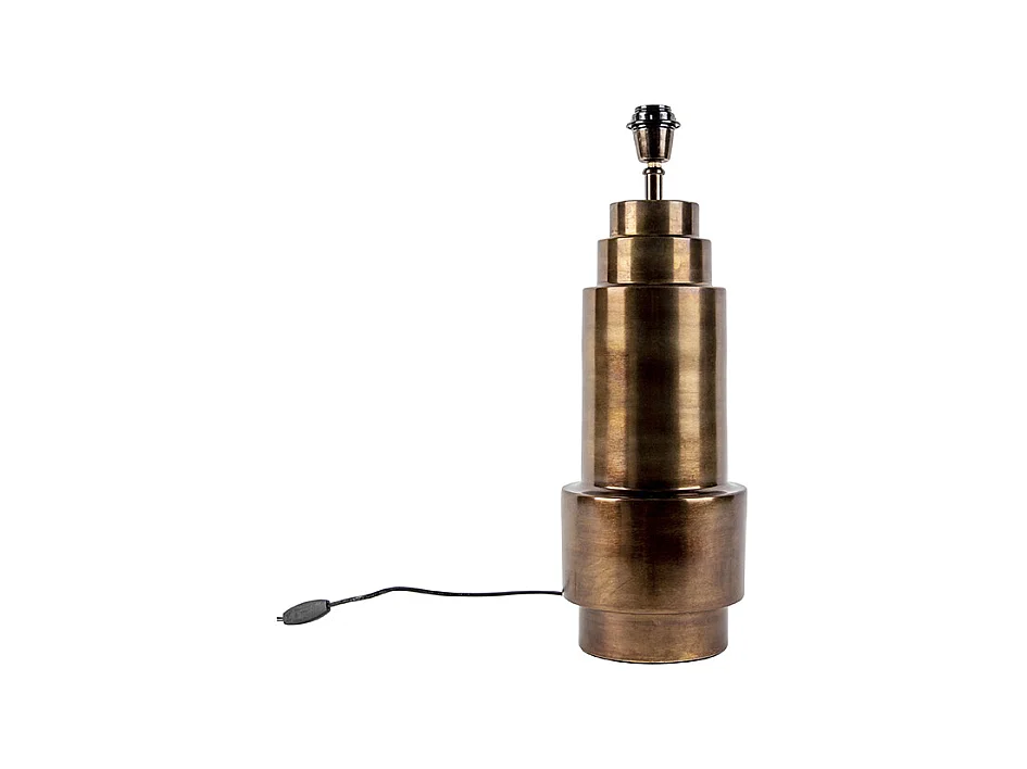 Lampe de table Art Deco en bronze sans abat-jour - Bruut