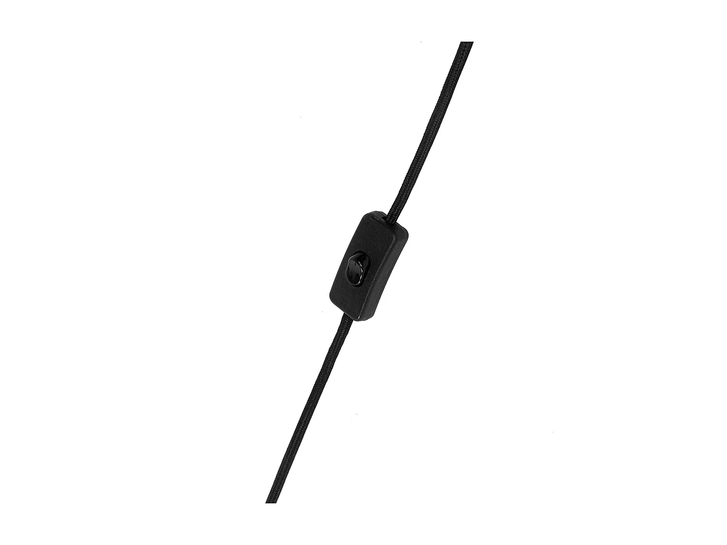 Lampe de table moderne noire avec verre opale - Drop