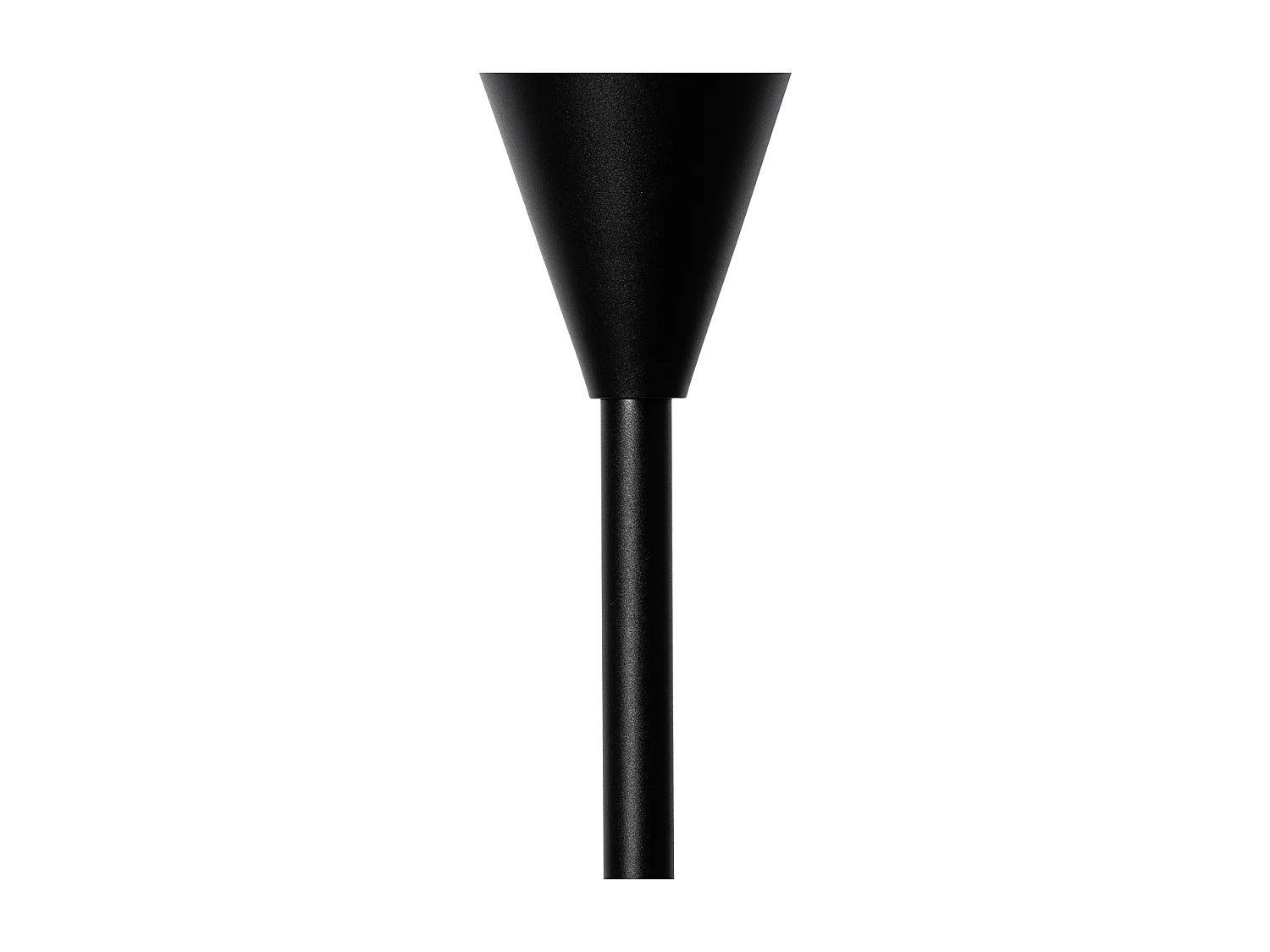Lampe de table moderne noire avec verre opale - Drop