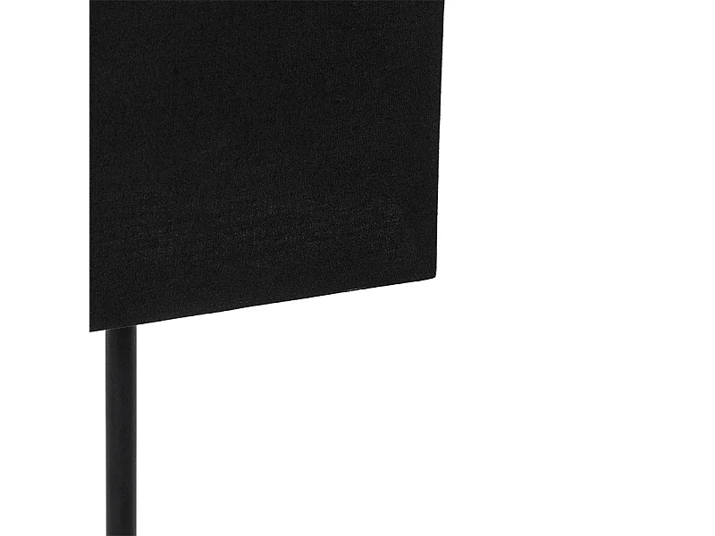 Lampe de table moderne en tissu noir abat-jour noir avec or - VT 1