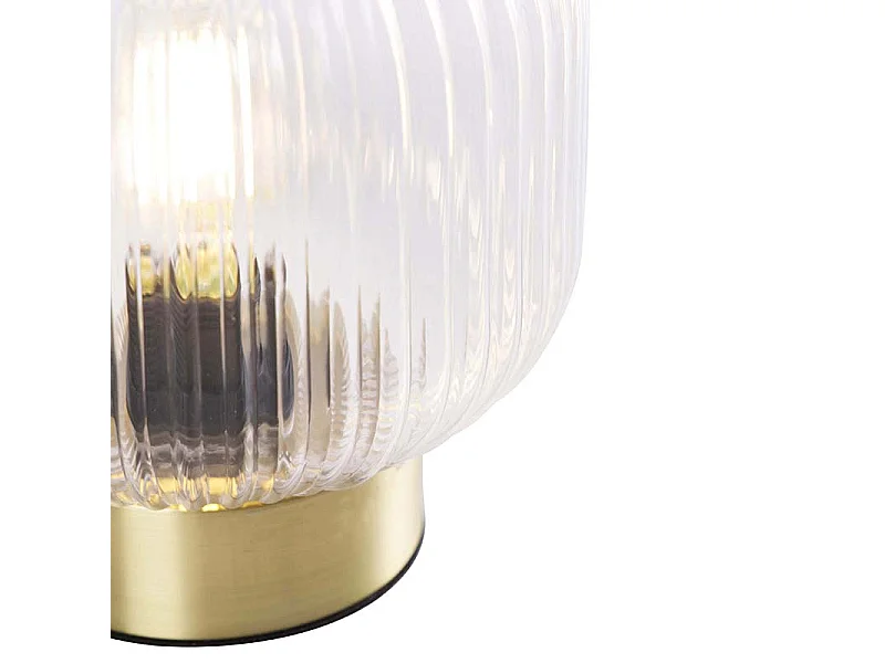 Lampe de table Art déco en laiton - Karel