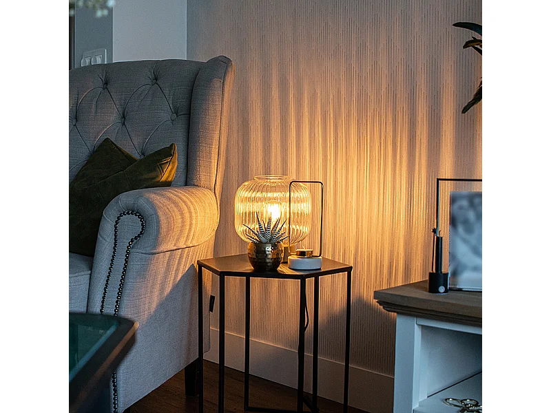 Lampe de table Art déco en laiton - Karel