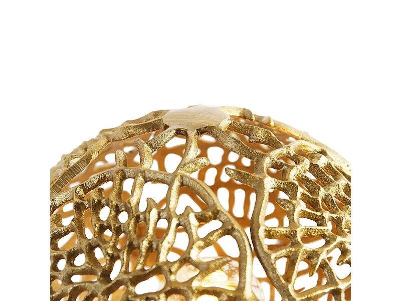 Lampe de table Art déco trépied dorée - Maro