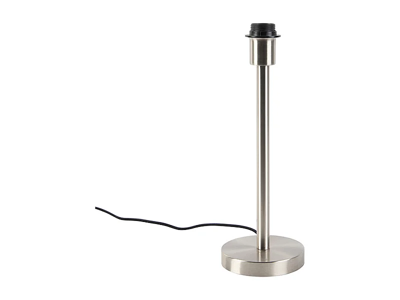 Lampe de table moderne en acier sans abat-jour - Simplo