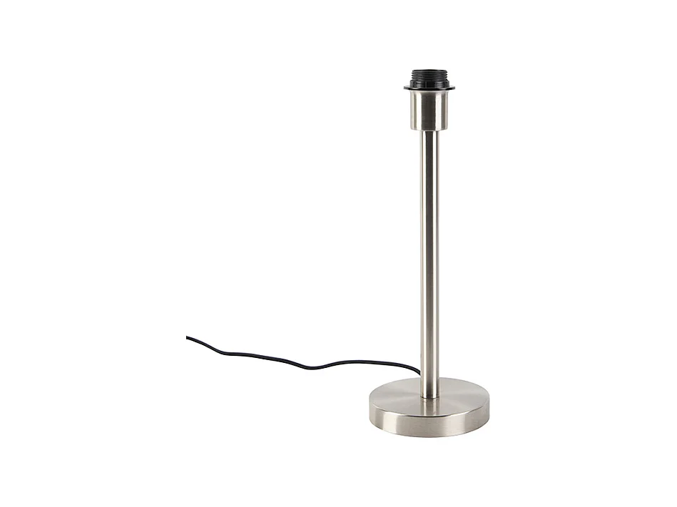Lampe de table moderne en acier sans abat-jour - Simplo