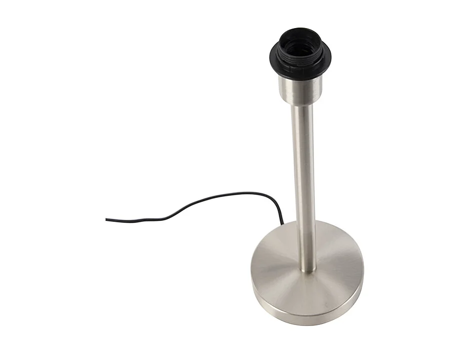 Lampe de table moderne en acier sans abat-jour - Simplo