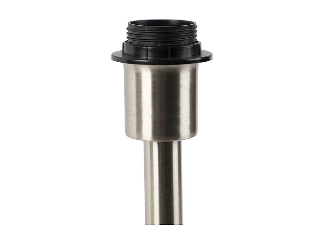 Lampe de table moderne en acier sans abat-jour - Simplo