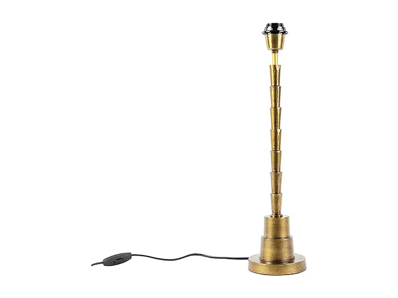 Lampe de table Art Deco en bronze sans abat-jour - Pisos