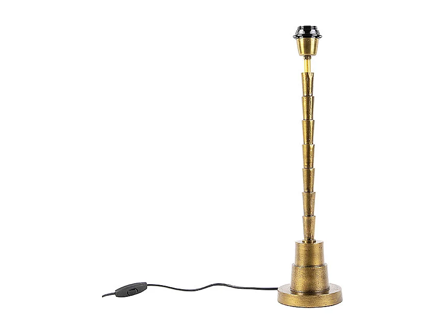Lampe de table Art Deco en bronze sans abat-jour - Pisos