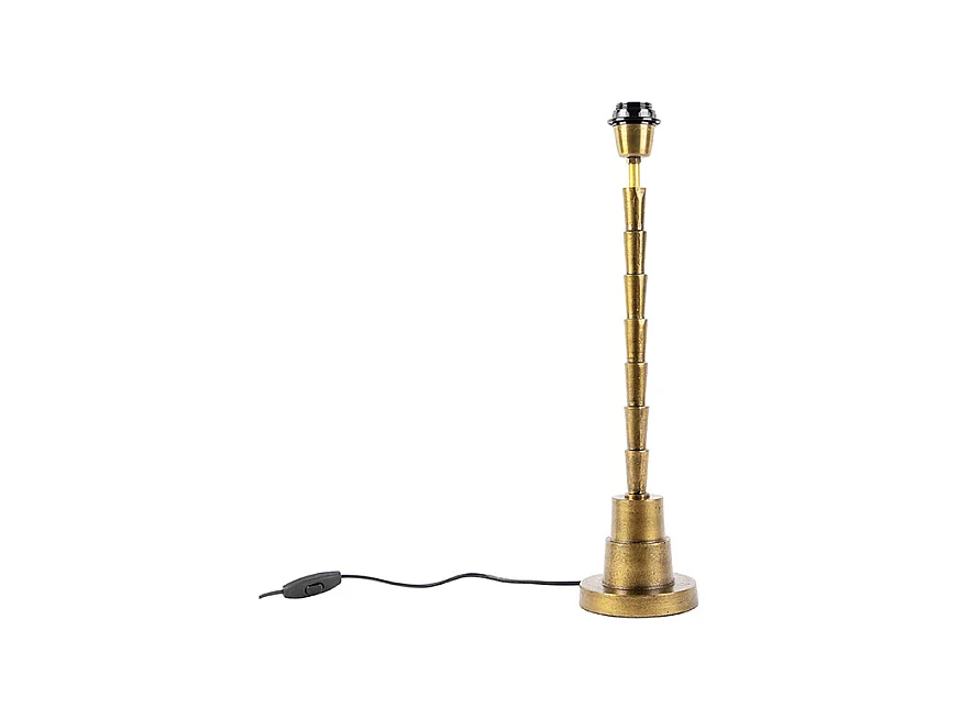 Lampe de table Art Deco en bronze sans abat-jour - Pisos