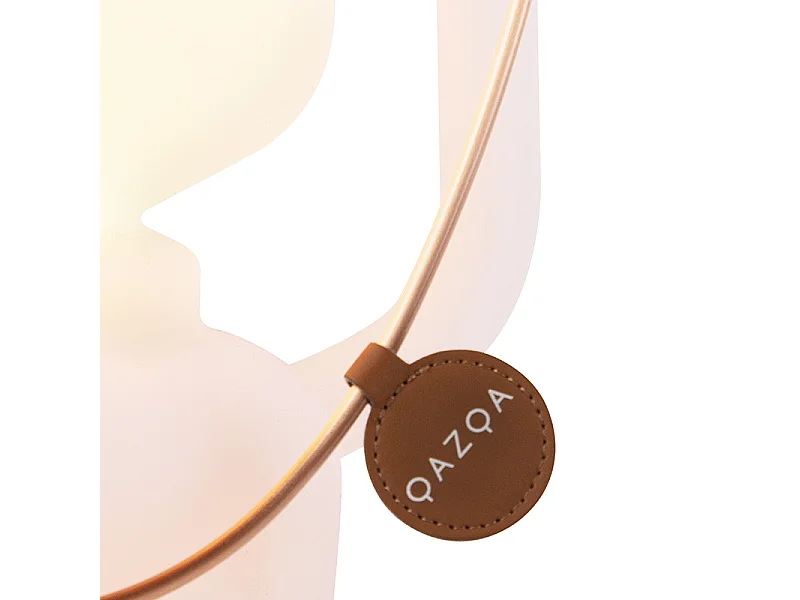 Lampe de table rechargeable 30 cm IP44 blanche - STORM SMALL