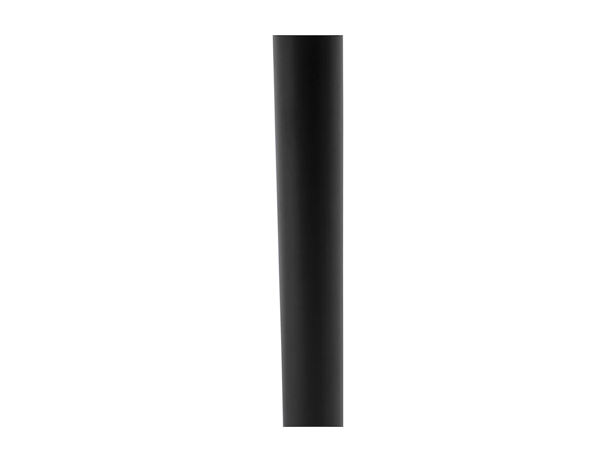 Lampe de table moderne noire avec abat-jour léopard 25 cm - Simplo