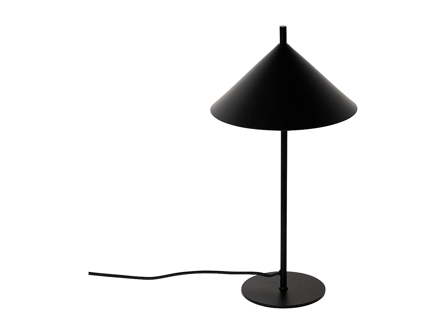 Lampe de table design noire - Triangolo