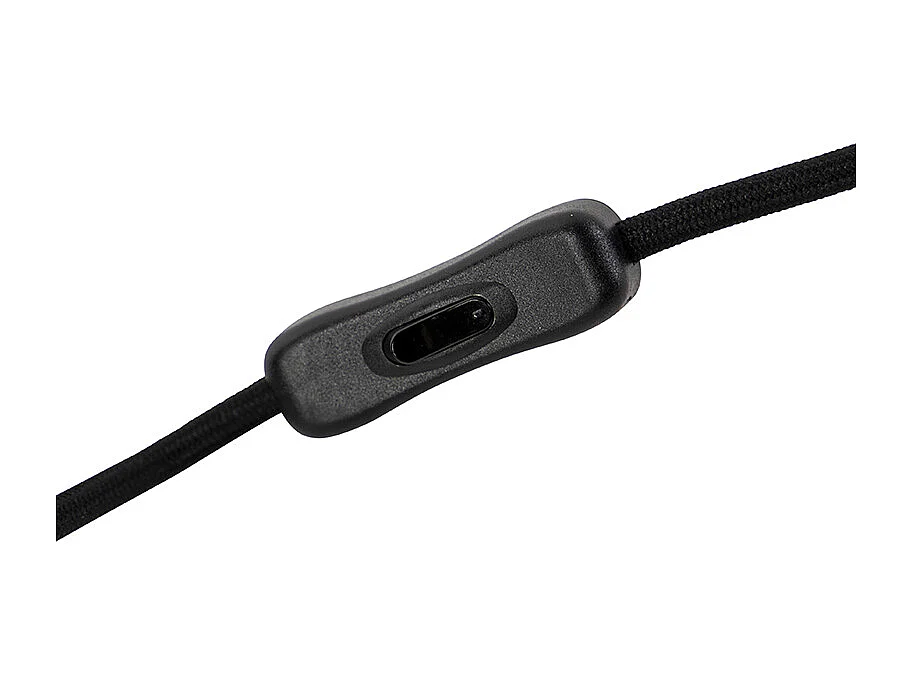 Lampe de table art déco noir avec verre fumé 45,5 cm - Pallon